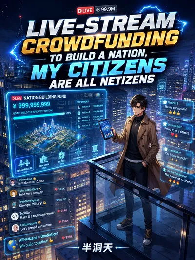 Live-stream Crowdfunding to Build a Nation, My Citizens are All Netizens