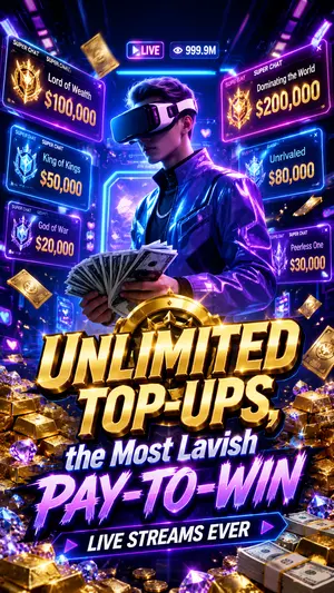 Unlimited Top-ups, the Most Lavish Pay-to-win Live Streams Ever