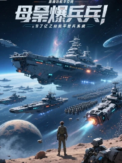 Mothership Explosion: Billions of Fleet Flat Starry Sky